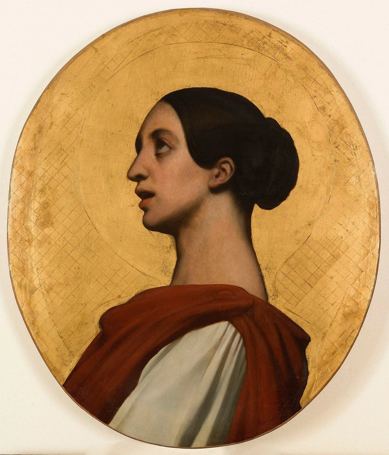 Pauline Viardot'un Aziz Cecilia olarak Portresi - Ary Scheffer
