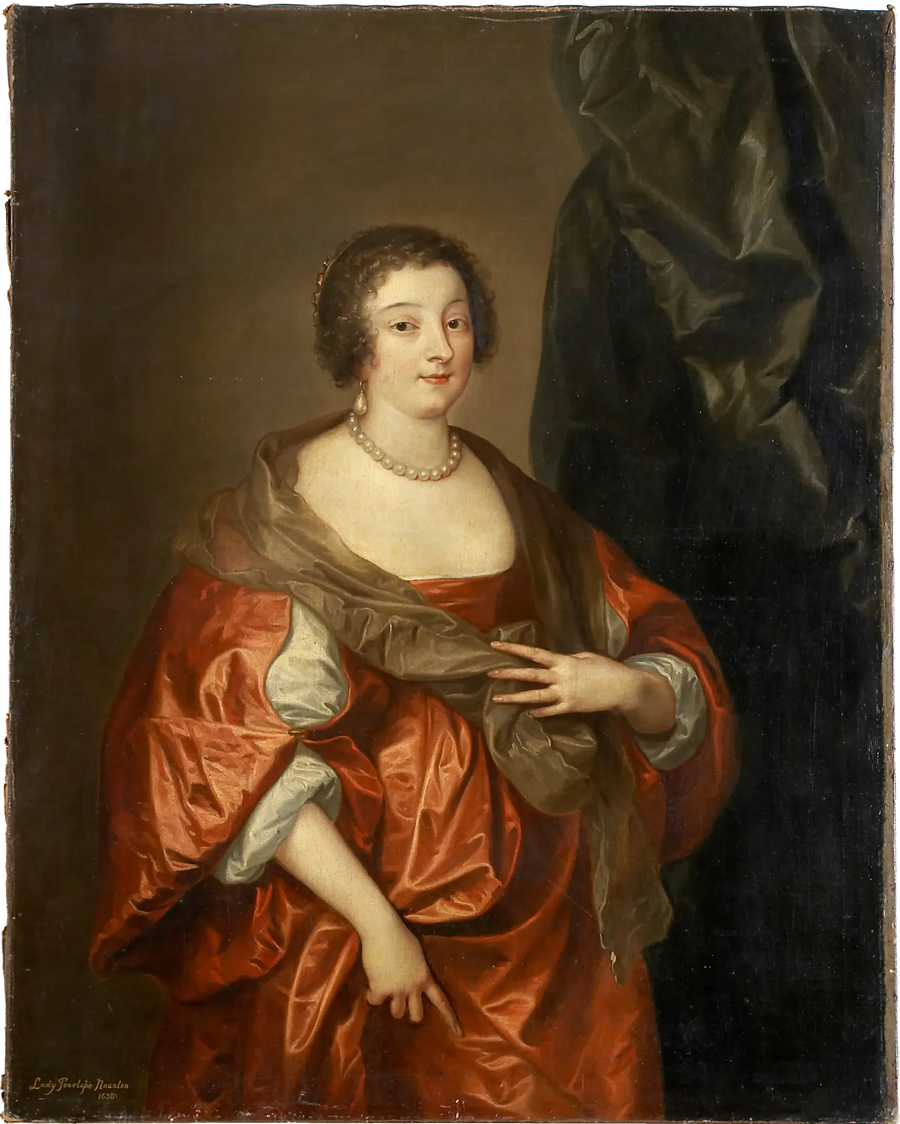Pénélope Naunton, Lady Herbert Portresi - Antoine van Dyck