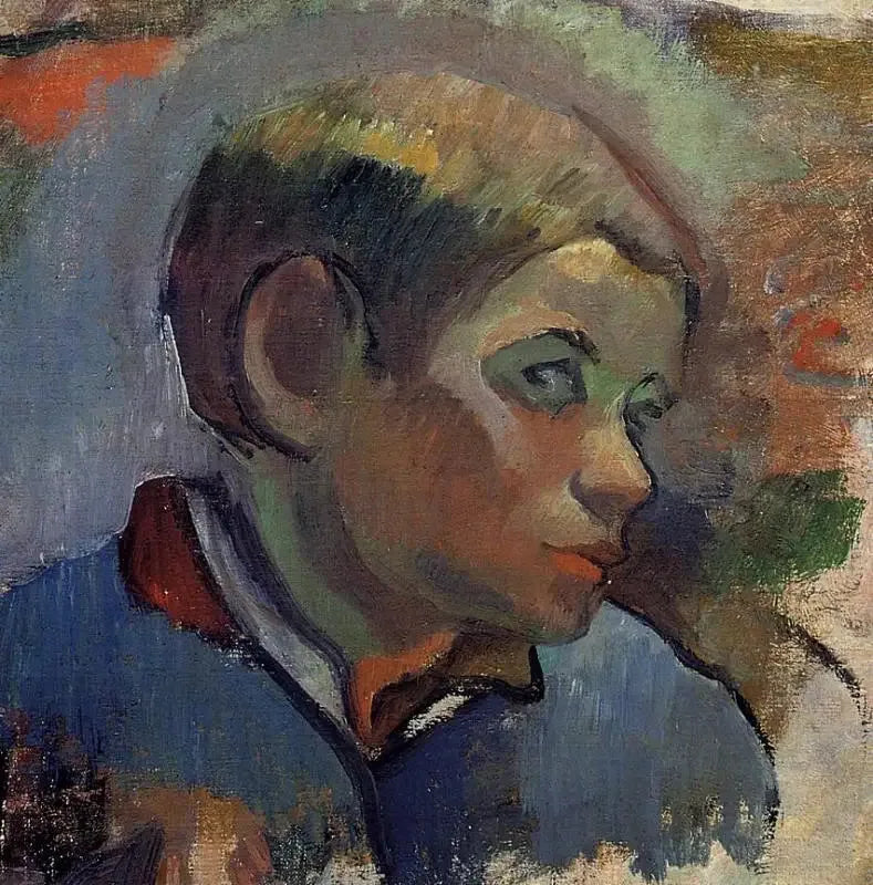 Portrait de petit garçon - Paul Gauguin image 1 reproduction de peinture à l’huile