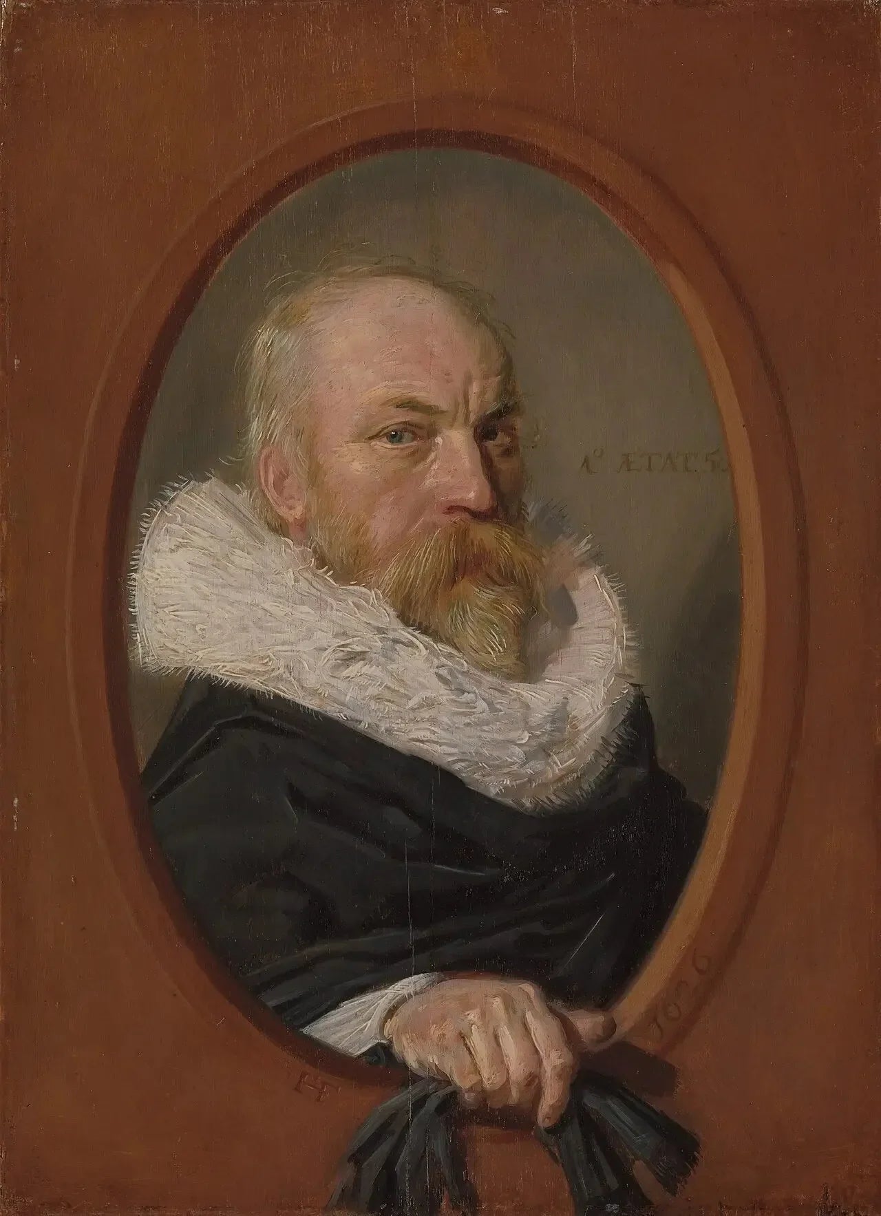 Portrait de Petrus Scriverius (1576-1660) - Frans Hals image 1 copie peinte à la main à l’huile