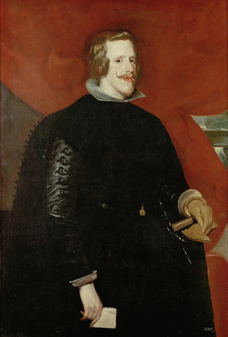 İspanya Kralı Philippe IV portresi, üç çeyrek - Diego Velázquez