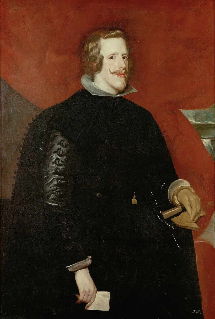 İspanya Kralı Philippe IV portresi, üç çeyrek - Diego Velázquez