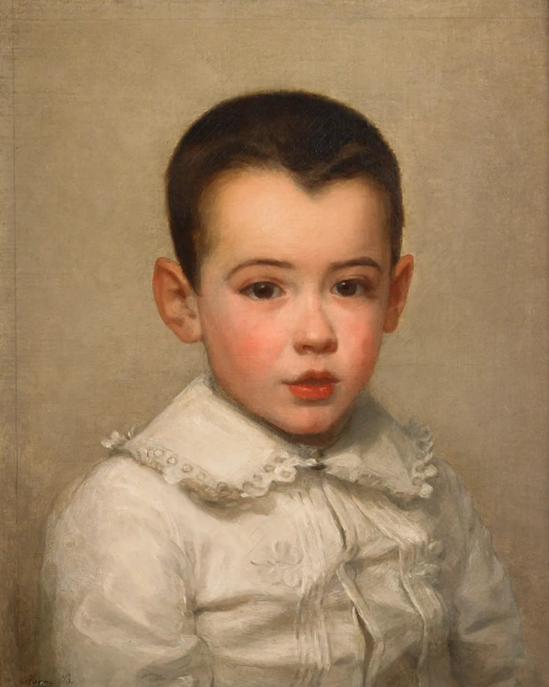 Pierre Bracquemond çocuk portresi - Marie Bracquemond