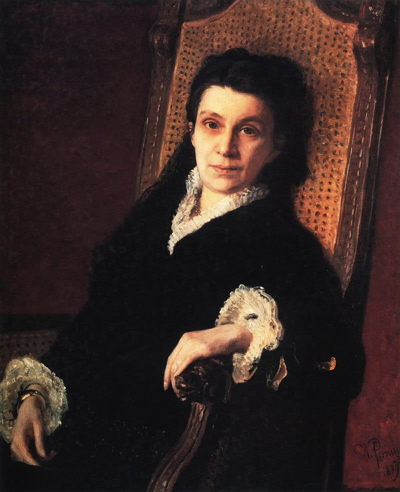 Poliksena Stepanovna Stasova Portresi - Ilya Repin