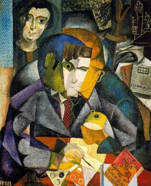 Ramón Gómez de la Serna Portresi - Diego Rivera
