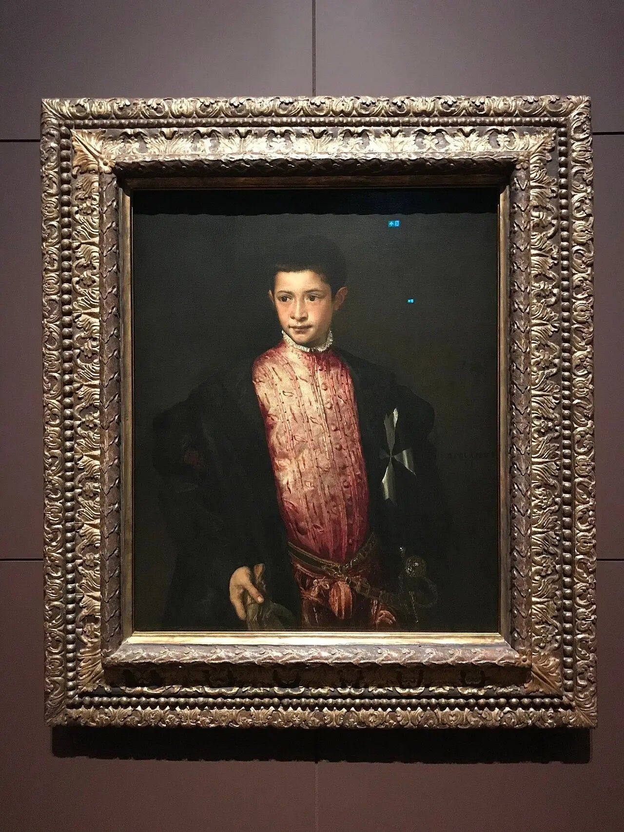 Portrait de Ranuccio Farnèse - Titian - Alpha Reproduction