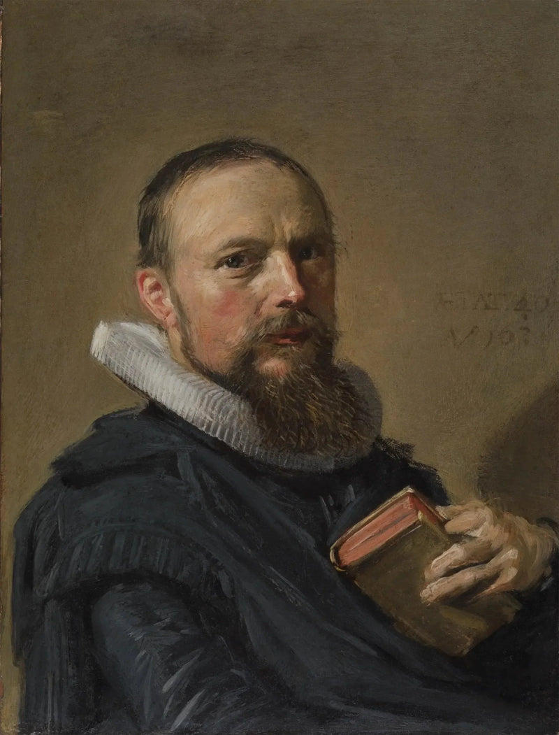 Samuel Ampzing Portresi (1590-1632) - Frans Hals