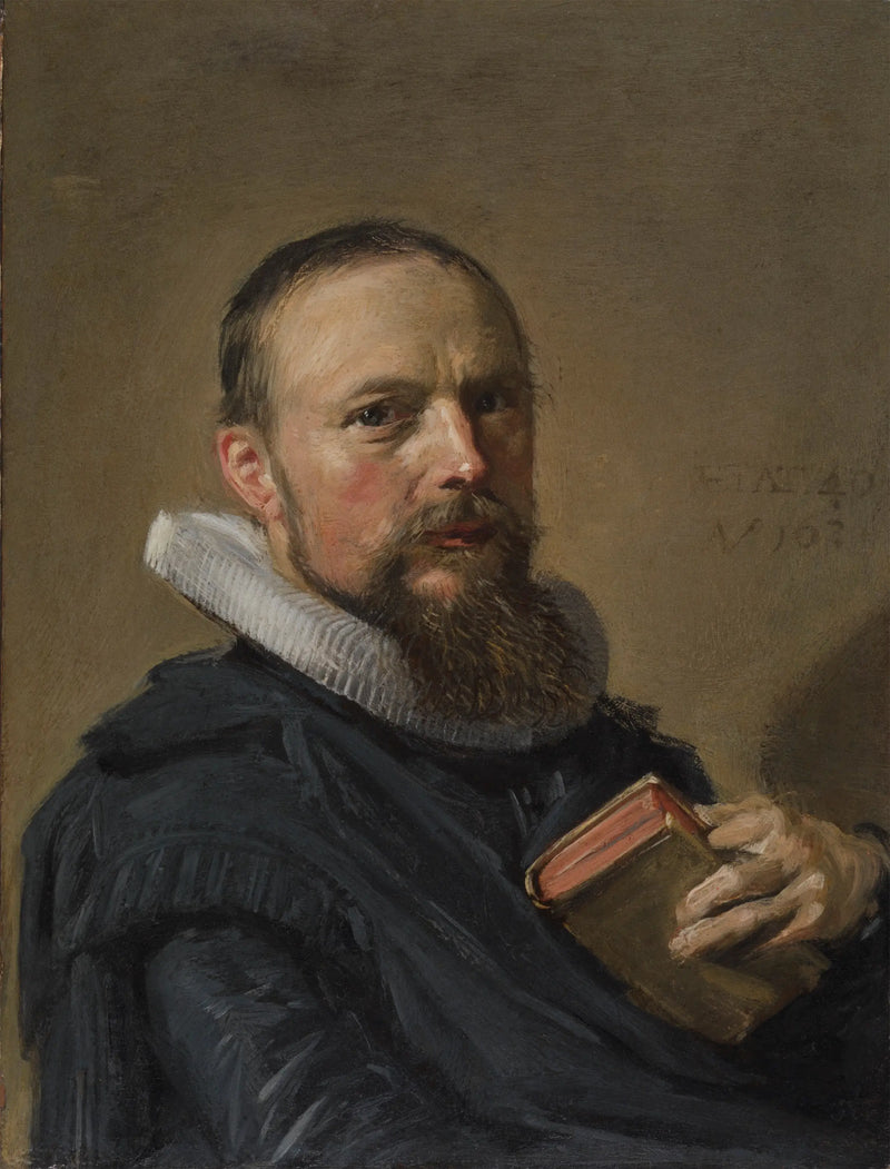 Samuel Ampzing Portresi (1590-1632) - Frans Hals