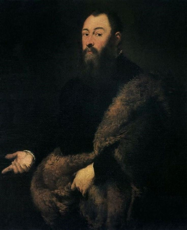 Sigismond II Auguste Portresi (1520–1572) - Jacopo Tintoretto