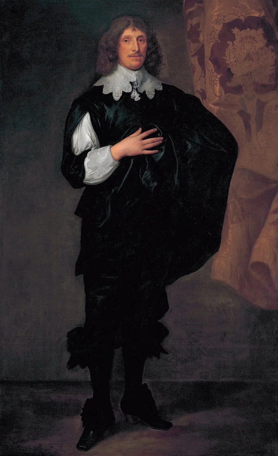 Sir Basil Dixwell, Tirlingham 1. Baronet Portresi (1585-1642) - Antoine van Dyck