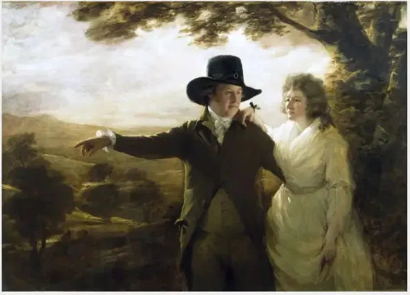 Penicuik'ten Sir John ve Lady Clerk Portresi - Henry Raeburn