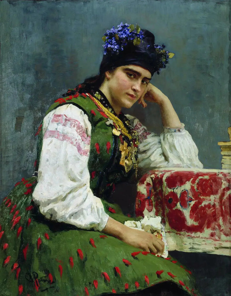 Sofya Dragomirova Portresi - Ilya Repin