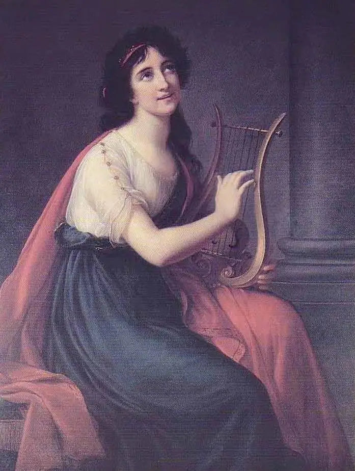 Sophia Fries ve Sappho Portresi - Élisabeth Vigée Le Brun