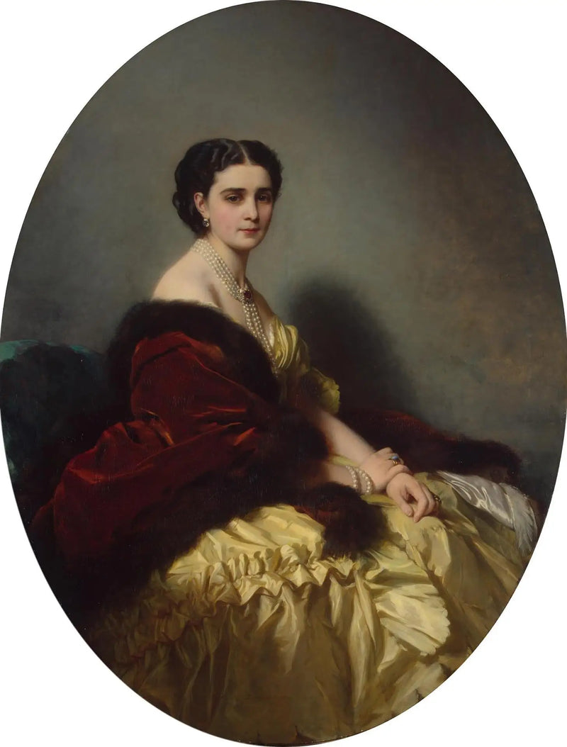 Sophia Naryshkina Portresi - Franz Xaver Winterhalter