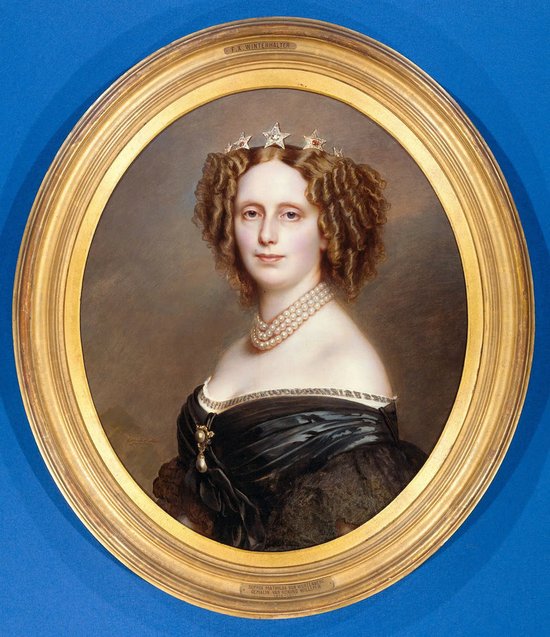 Sophie van Wurtemberg Portresi (1818-1877) - Franz Xaver Winterhalter