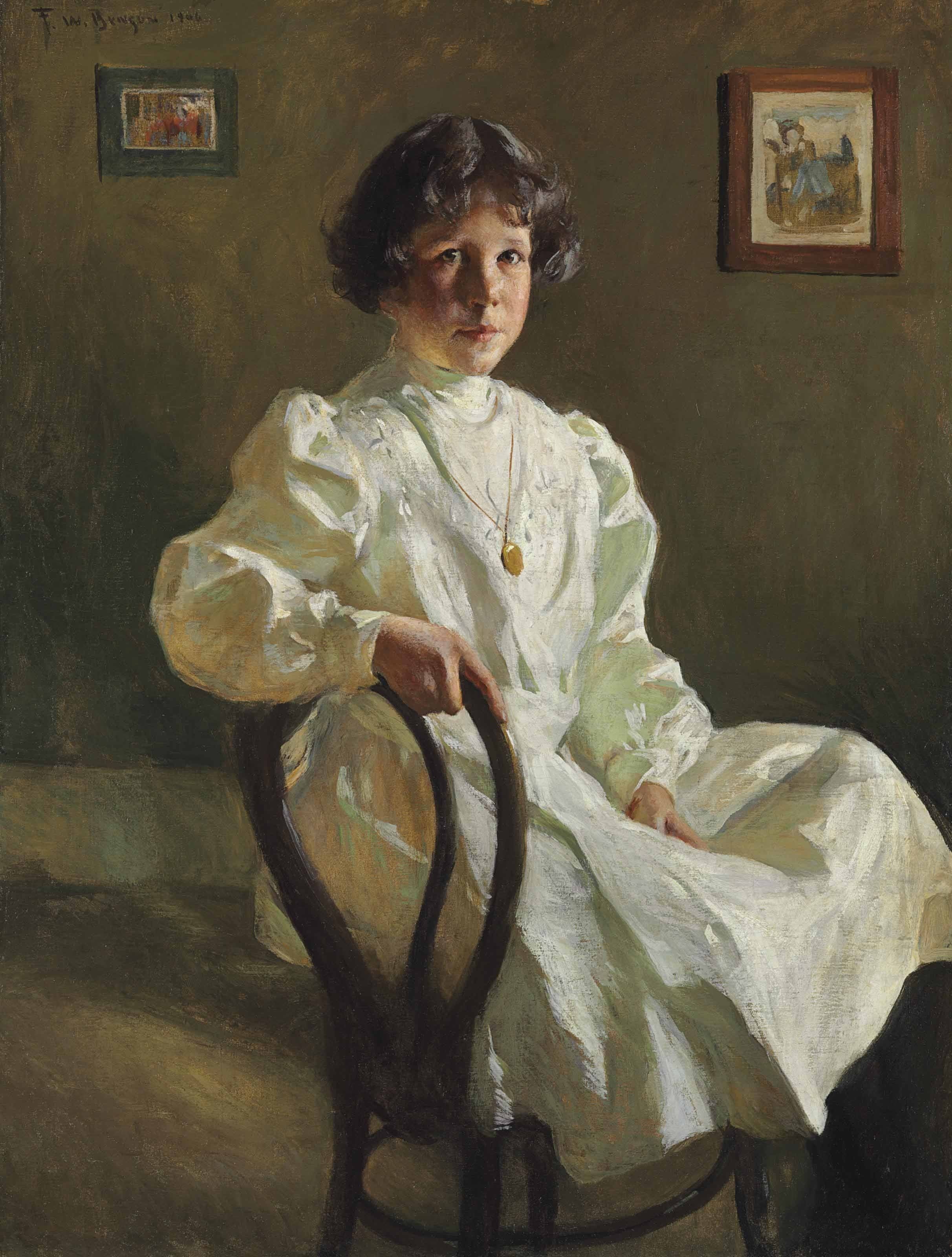 Portrait de Sue - Frank Weston Benson