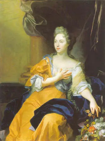 Bernâtre Suzanne de Boubers portresi, Balthasar Keller'in eşi - Hyacinthe Rigaud