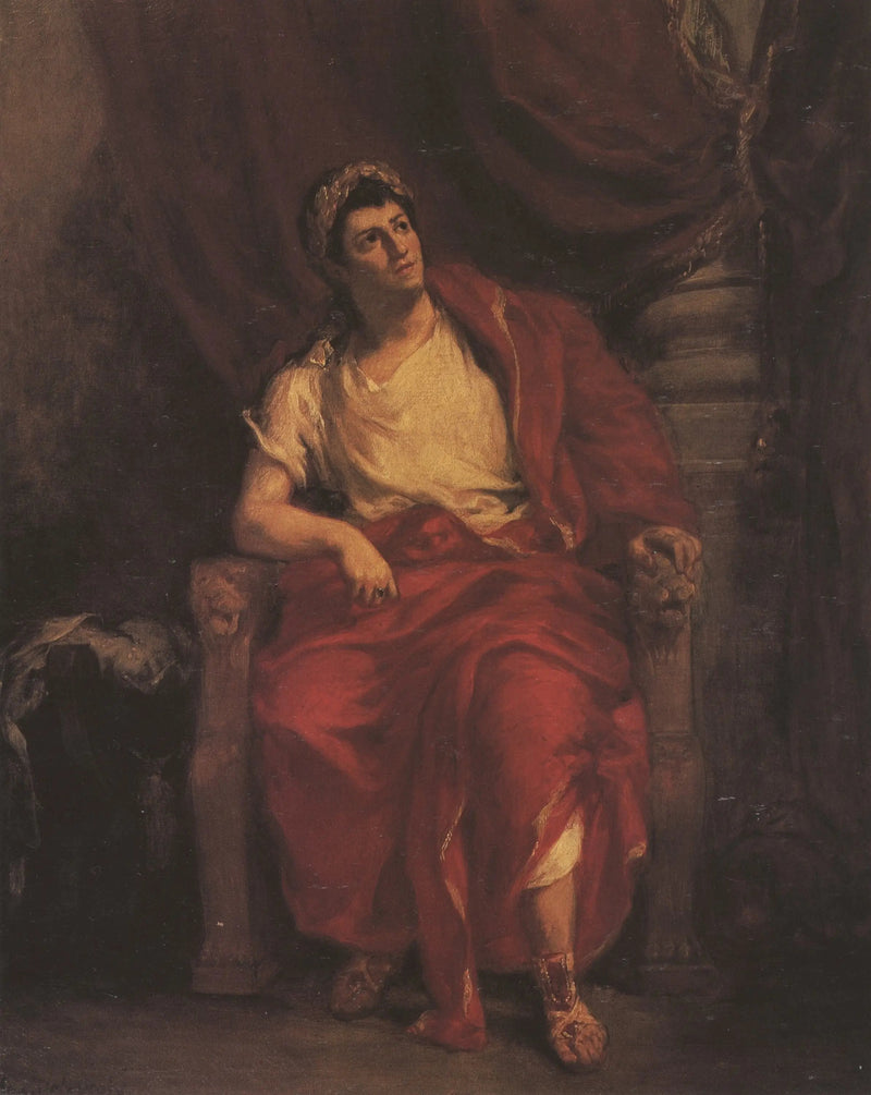 Talma'nın Neron Portresi - Eugène Delacroix