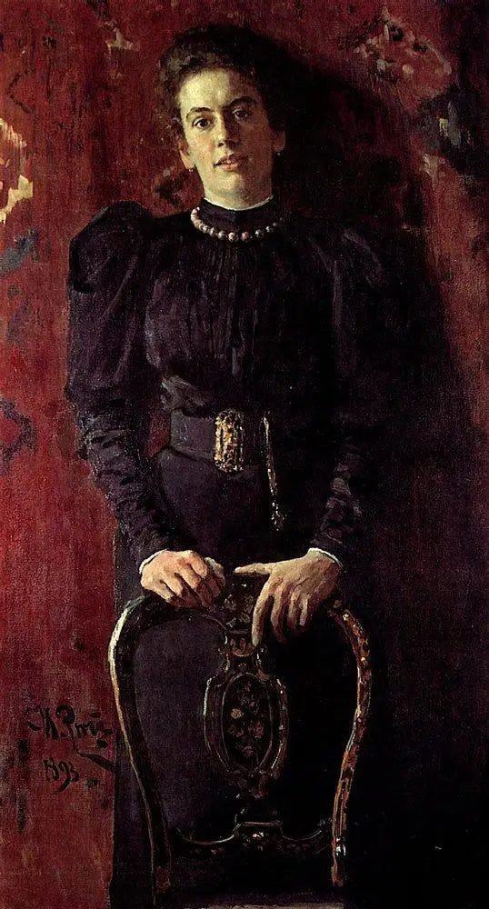 Yazarın Kızı Tatiana Lvovna Tolstoï Portresi - Ilya Repin