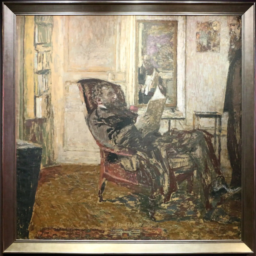 Thadée Natanson'un portresi sandalye içinde - Édouard Vuillard
