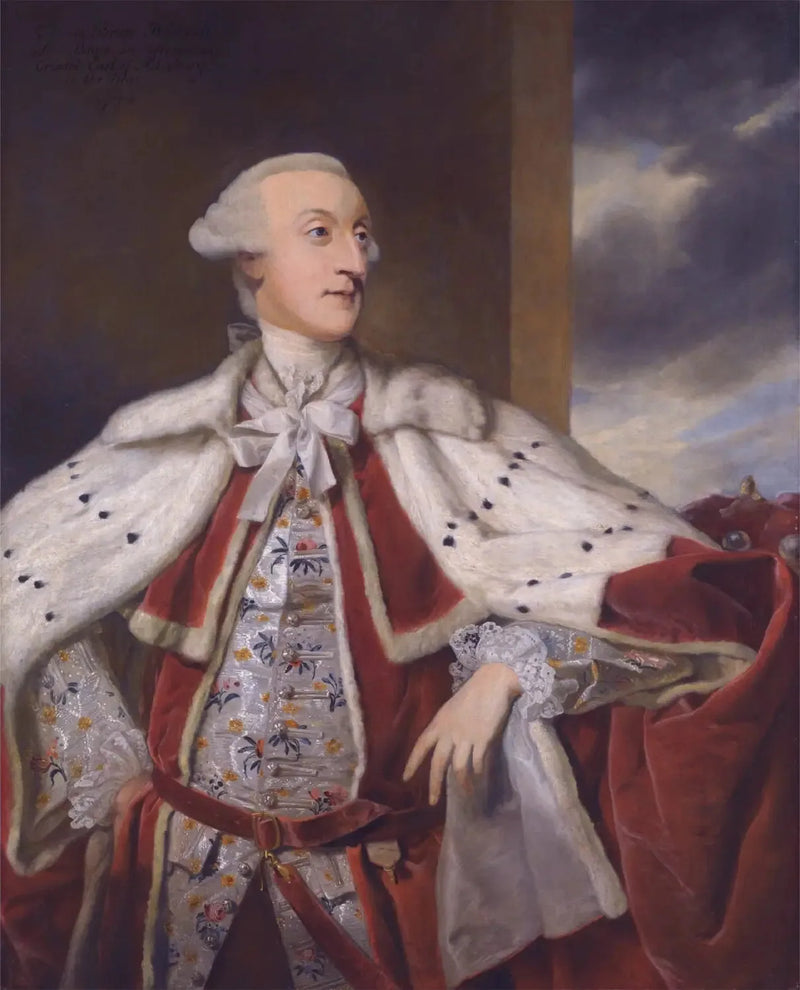 Thomas Bruce Brudenell-Bruce'un portresi, daha sonra Ailesbury Kontu olan, soylu kıyafet içinde. - Joshua Reynolds
