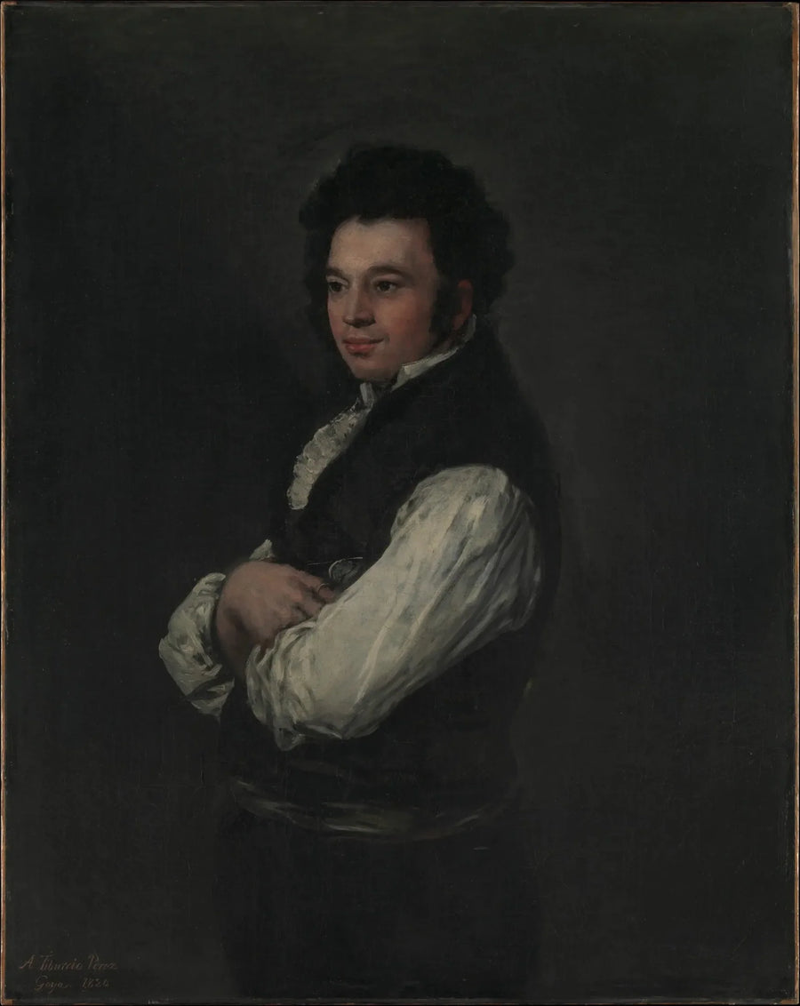 Tiburcio Pérez y Cuervo, mimar - Francisco de Goya