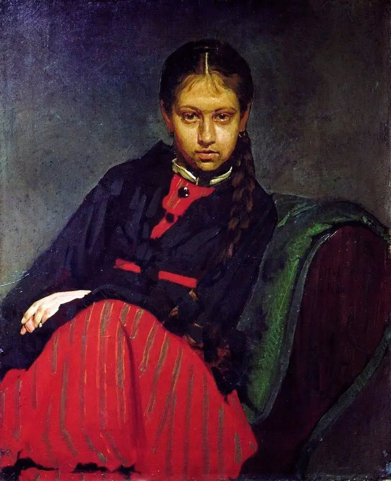 Vera Chevtsova Portresi - Ilya Repin