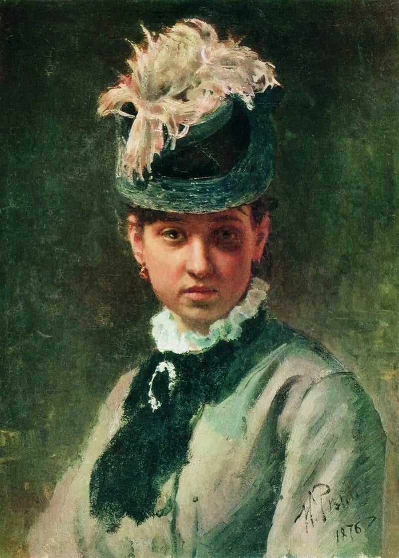 Vera Repina Portresi - Ilya Repin