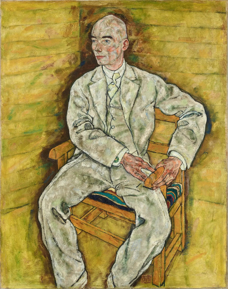 Victor Ritter von Bauer Portresi - Egon Schiele