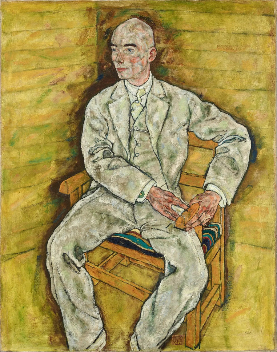 Victor Ritter von Bauer Portresi - Egon Schiele