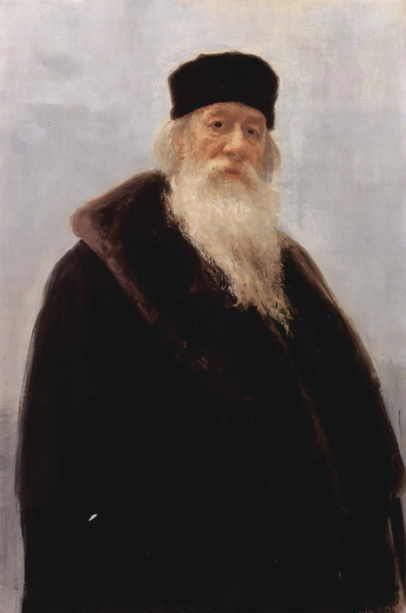Vladimir Vasilievich Stasov Portresi, Rus Sanat Tarihçisi ve Müzik Yazımı - Ilya Repin