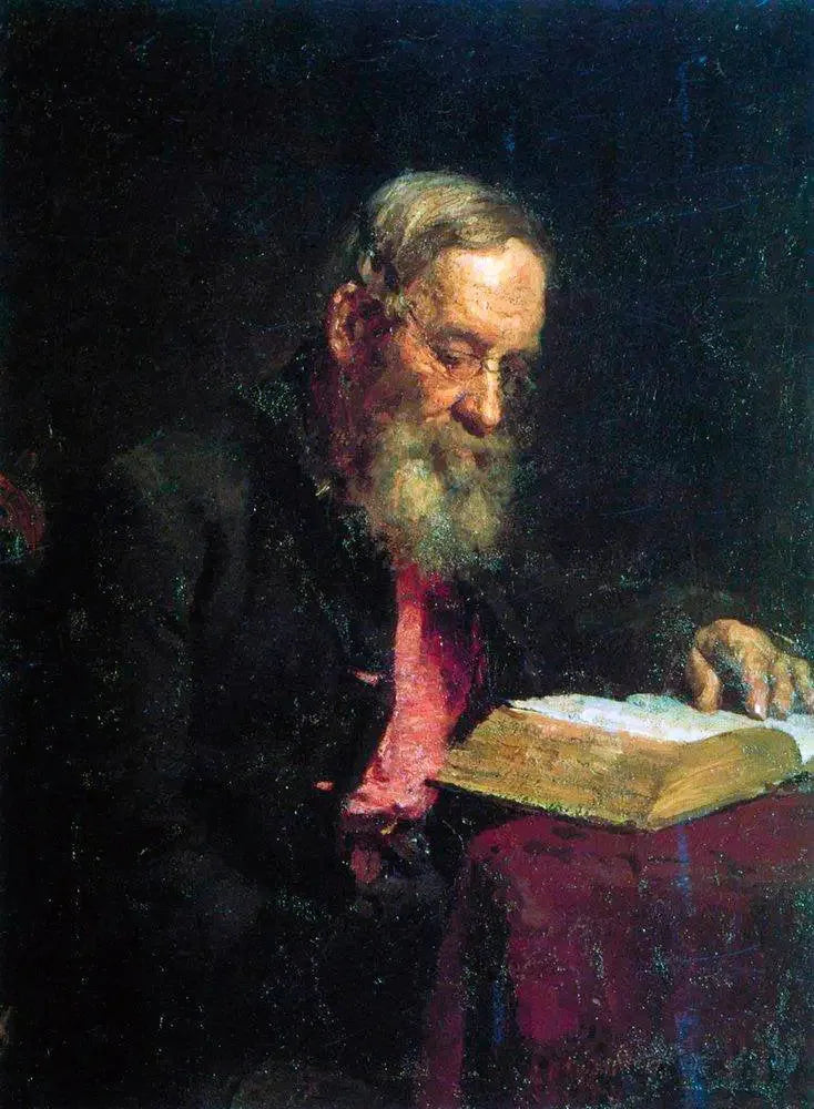 Yefim Vasilyevich Repin portresi, sanatçının babası - Ilya Repin