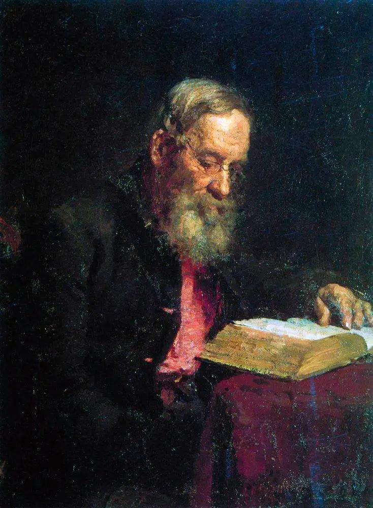 Yefim Vasilyevich Repin portresi, sanatçının babası - Ilya Repin