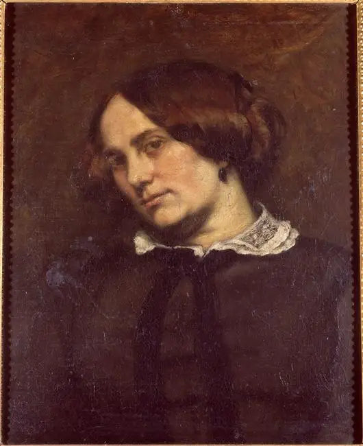 Zélie Courbet Portresi - Gustave Courbet
