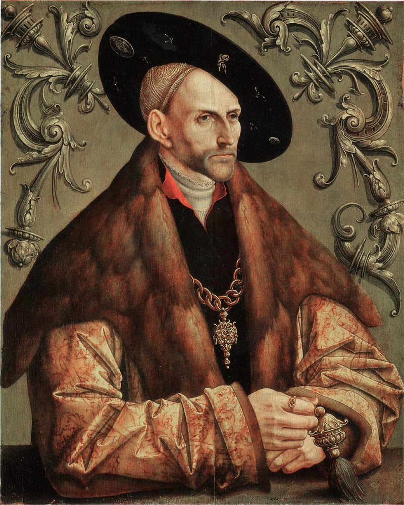 Edzard I. Kontu Oost-Friesland Portresi - Jacob Cornelisz van Oostsanen