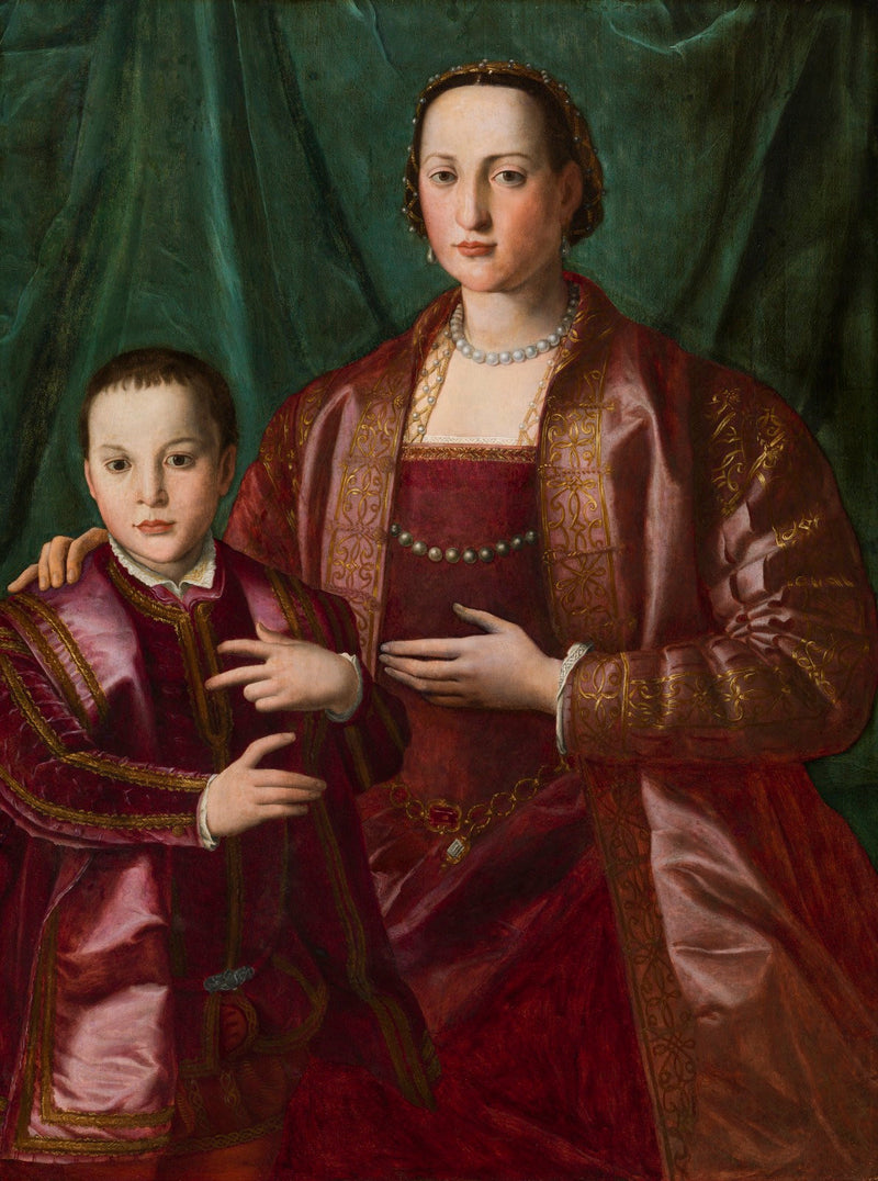 Tolèdeli Éléonore ve Oğlunun Portresi, Francesco de'Medici - Bronzino