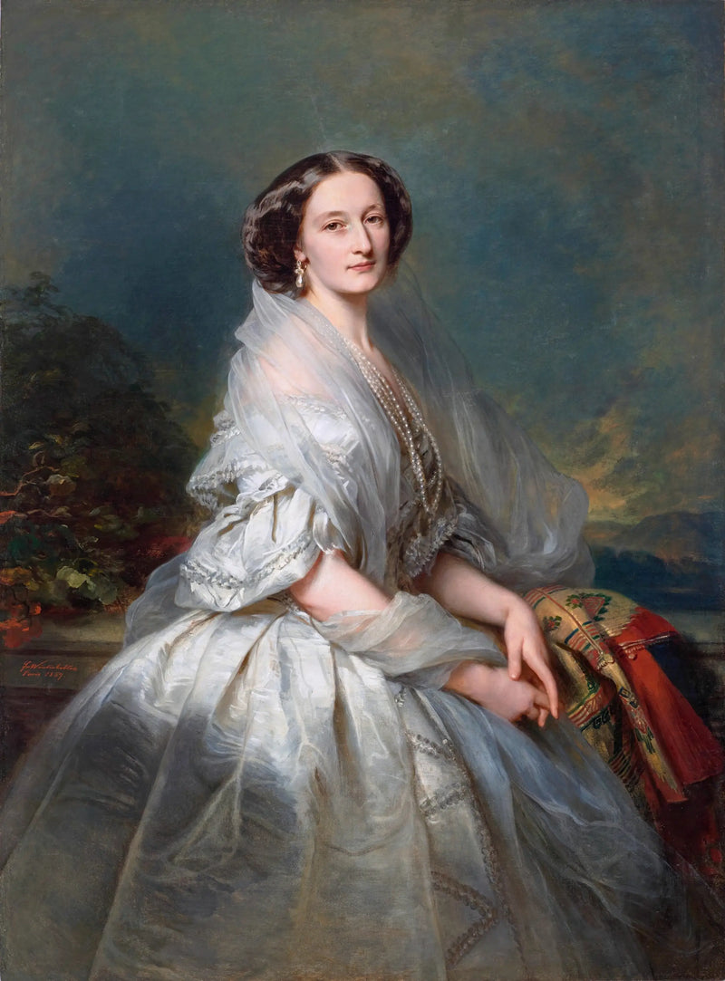 Eliza Franciszka Krasińska'nın portresi, née Branicka - Franz Xaver Winterhalter