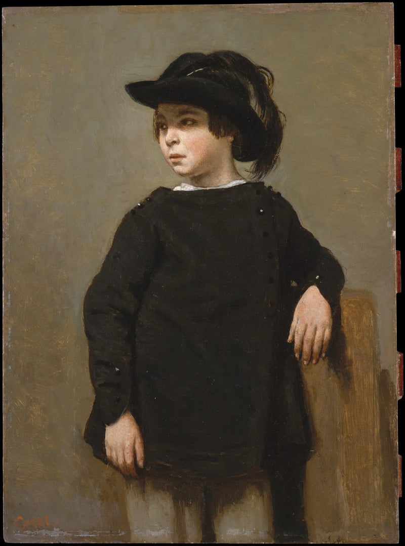 Çocuk Portresi - Jean-Baptiste Camille Corot