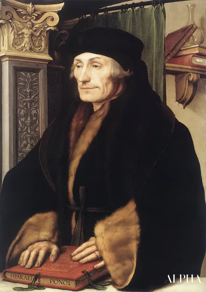 Portrait d'Erasmus - Hans Holbein le Jeune - Reproductions de tableaux et peintures haut de gamme