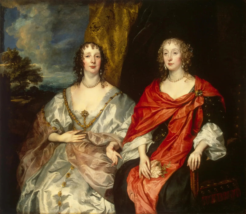 Kraliçe Henriette-Marie'nin nedime portresi - Antoine van Dyck