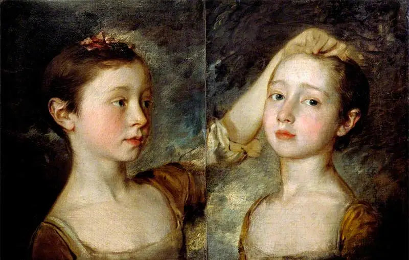 Ressamın iki kızının portresi - Thomas Gainsborough