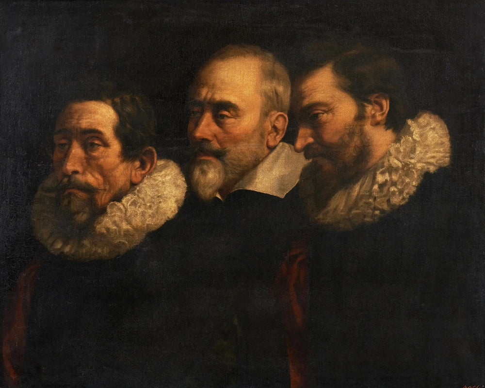 Portrait des membres du Conseil municipal de Paris (Conseillers de Paris). - Frans Pourbus the Younger - Alpha