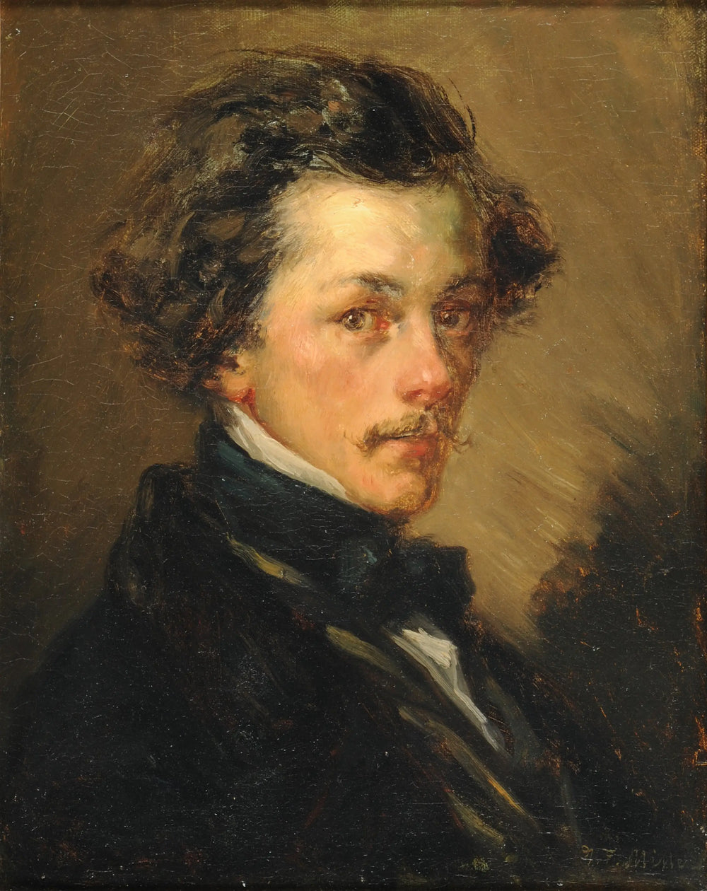 Portrait d’homme anonyme - Jean-François Millet - Alpha Reproduction