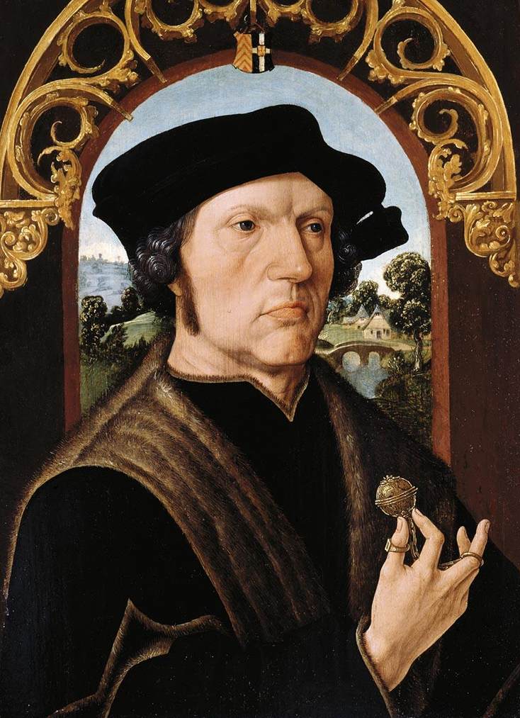 Portrait d’homme - Jacob Cornelisz van Oostsanen - Alpha Reproduction