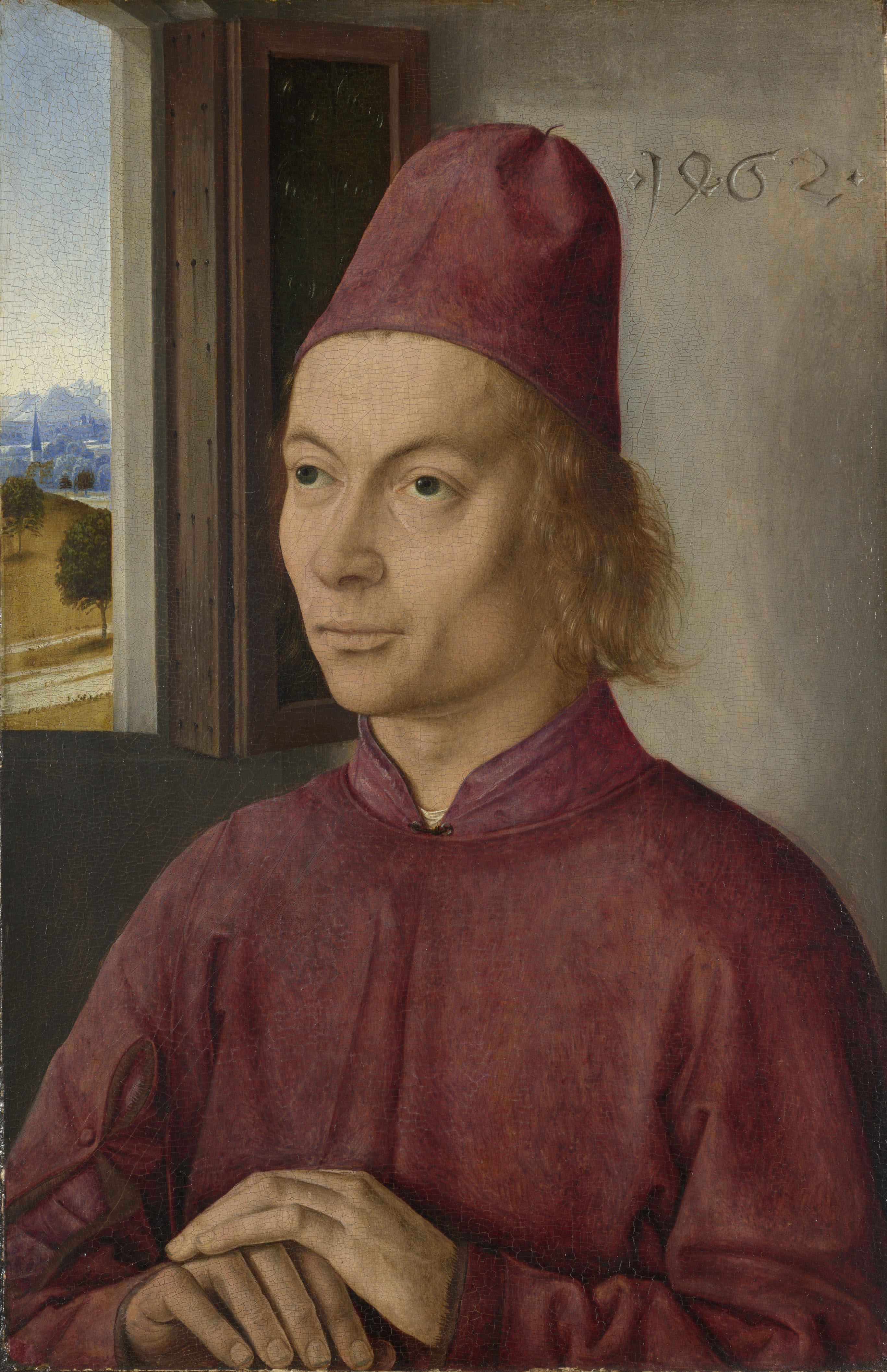 Portrait d'homme (Jan van Winckele ?) - Dirk Bouts