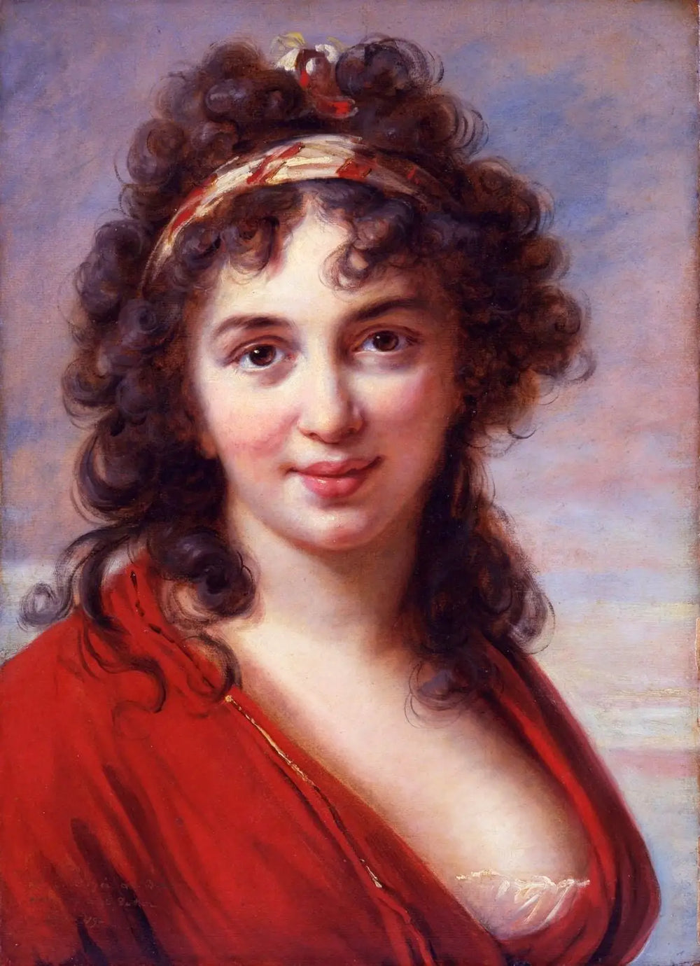 Portrait d’Isabella Teotochi Albrizzi - Élisabeth Vigée Le Brun - Alpha Reproduction