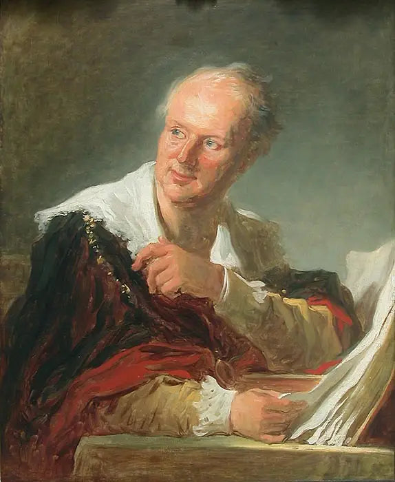 Denis Diderot Portresi - Jean-Honoré Fragonard