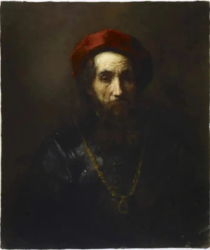 Bir Rabbi Portresi - Rembrandt