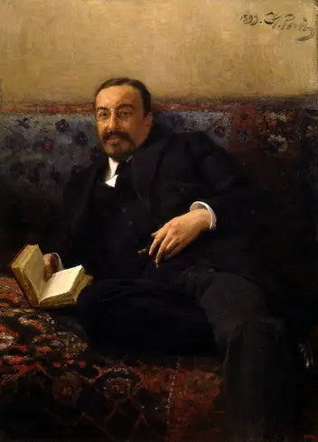 Ivan Ivanoviç Tolstoy Portresi - Ilya Repin