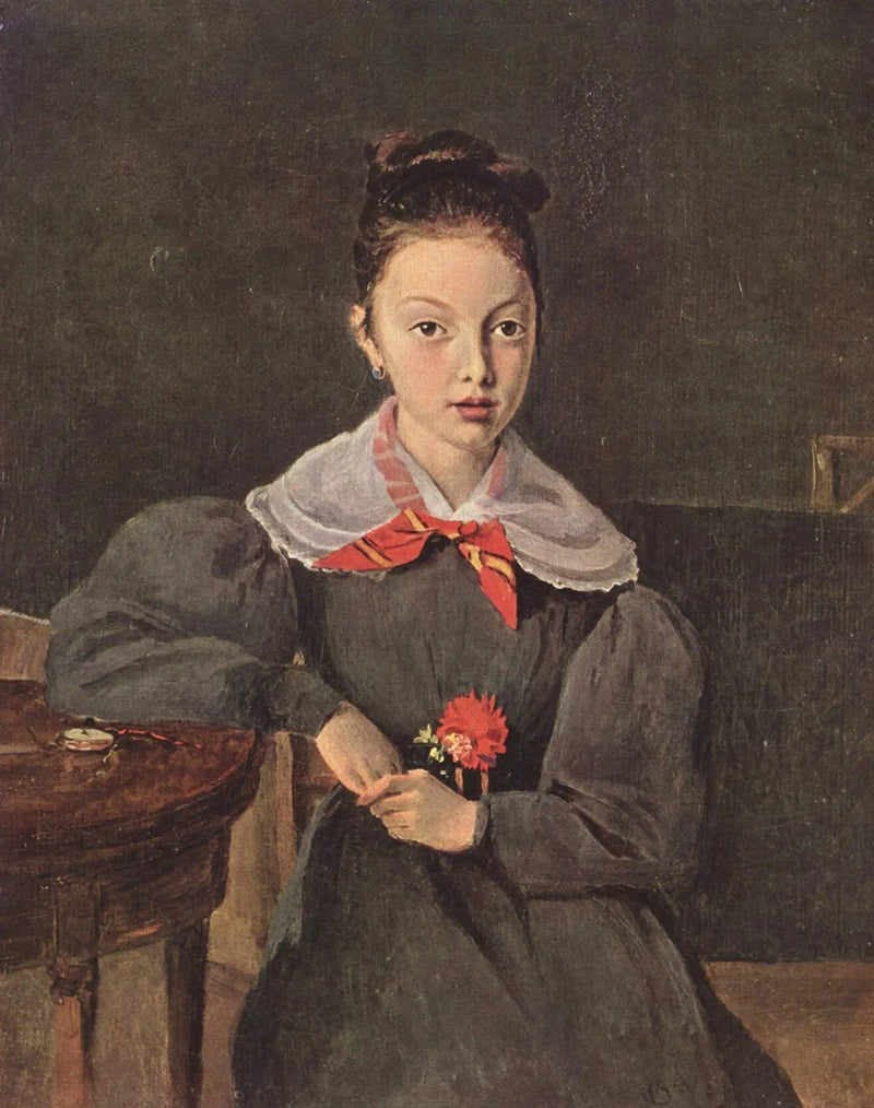 Octavie Sennegon Portresi - Jean-Baptiste Camille Corot